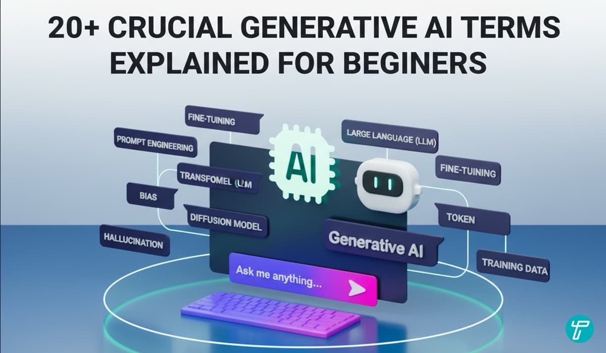 20+ Crucial Generative AI Terms Explained for Beginners